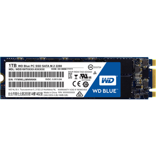 WD 1TB Blue SATA III M.2 Internal SSD