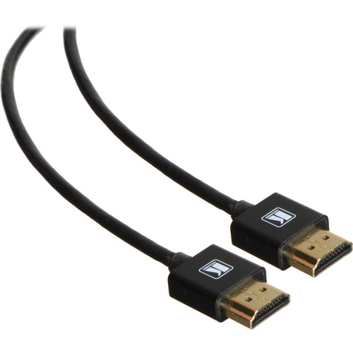 Câble HDMI Souple Haute Vitesse Kramer Avec Ethernet Ultra Plat Couleur  Noir (c-hm/hm/pico/bk-6