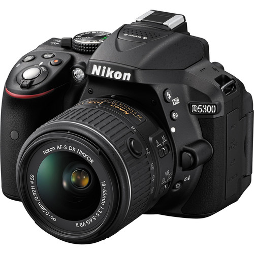 Nikon D5300 DSLR Camera Dual Lens Kit 1579 B&H Photo Video