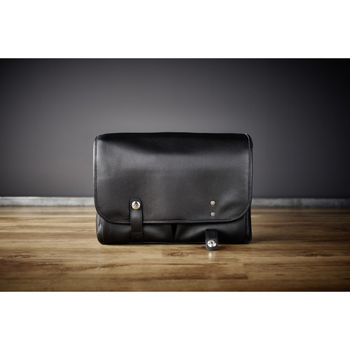 Oberwerth Harry & Sally Leather Shoulder Camera Bag (Black with L