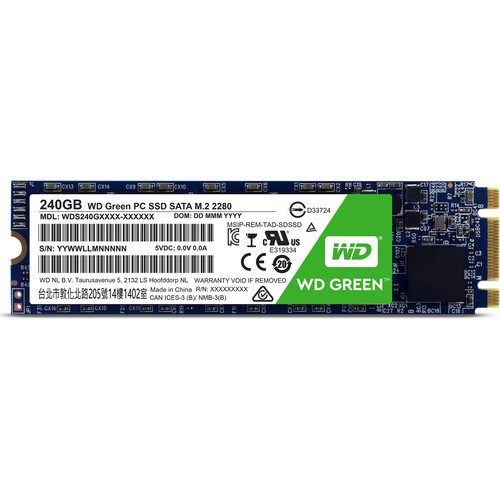 WD 240GB Green SATA III M.2 Internal SSD