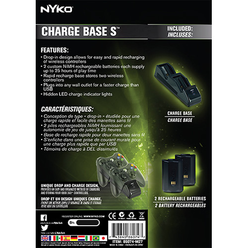 nyko charge base s for xbox 360