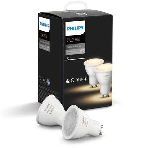 Philips Hue GU10 Bulb (White Ambiance) 464677 B&H Photo Video