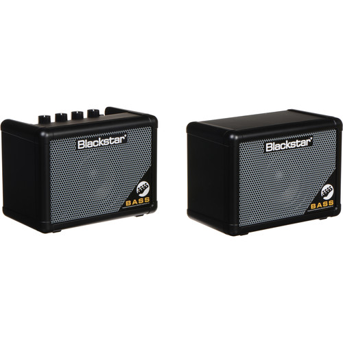 Blackstar FLY 3 Stereo Bass Pack - Battery-Powered Mini Bass Guitar Amp,  Extension Cabinet & Power Supply