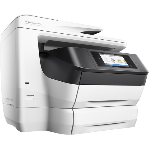 omroeper Huiswerk maken test HP OfficeJet Pro 8740 All-in-One Inkjet Printer K7S42A#B1H B&H