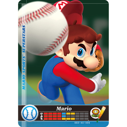 Mario sports store amiibo cards