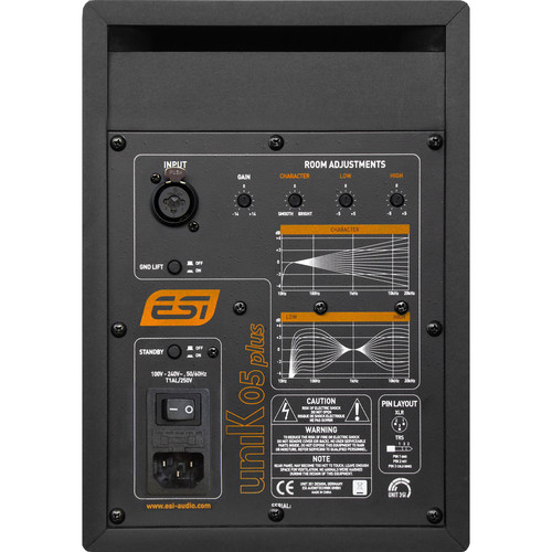 ESI uniK 05+ - 5 Professional Studio Reference Monitor (Single)