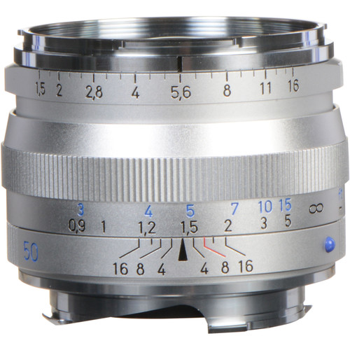 ZEISS C Sonnar T* 50mm f/1.5 ZM Lens (Silver) 1407-067 B&H Photo