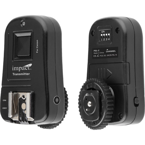 Impact PSL-C PowerSlave Wireless Flash Transmitter and Receiver Kit for  Canon Cameras
