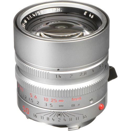 Leica Summilux-M 50mm f/1.4 ASPH. Lens (Silver)