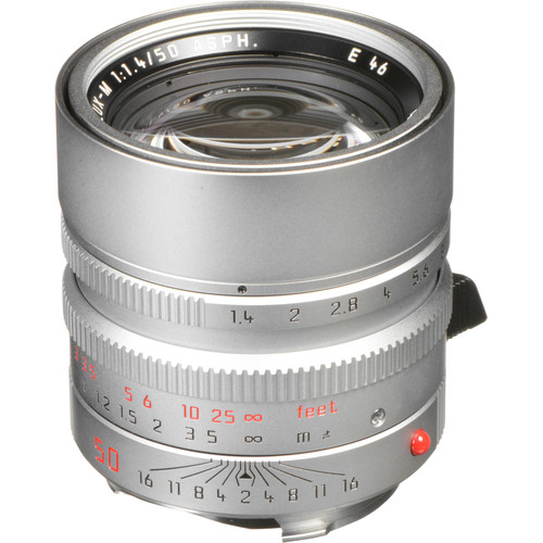 Leica Summilux-M 50mm f/1.4 ASPH. Lens (Silver) 11892 B&H Photo