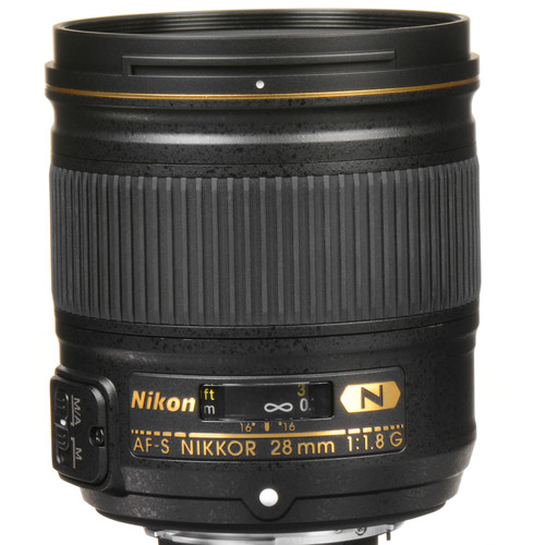 Nikon AF-S NIKKOR 28mm f/1.8G Lens 2203 B&H Photo Video