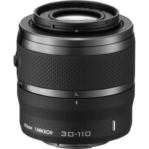 Nikon 1 NIKKOR VR 30-110mm f/3.8-5.6 Lens (Black) 3312 B&H