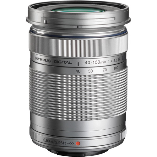 Olympus M.Zuiko Digital ED 40-150mm f/4-5.6 R Lens (Silver)