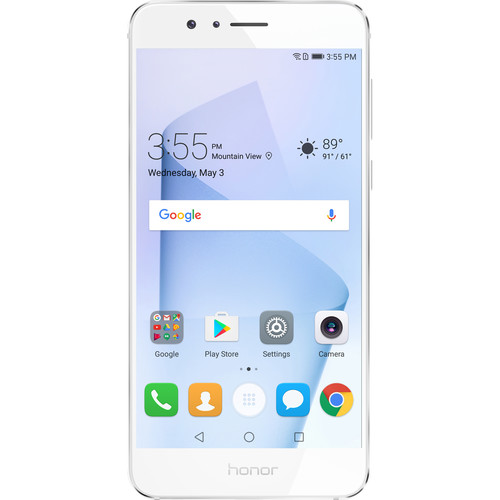 Huawei Honor 8 64GB Smartphone (Unlocked, Pearl White) B&H