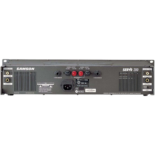 Samson Servo 200 2-Channel 200W Class A/B Power Amplifier SA200