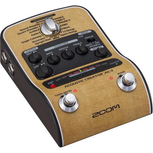 Zoom Zoom AC-2 Acoustic Creator Pedal ZAC2 B&H Photo Video