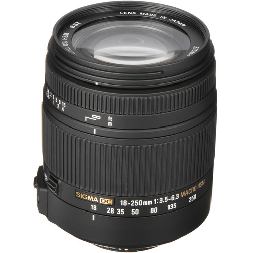 Sigma 18-250mm F3.5-6.3 DC Macro OS HSM for Nikon F Mount