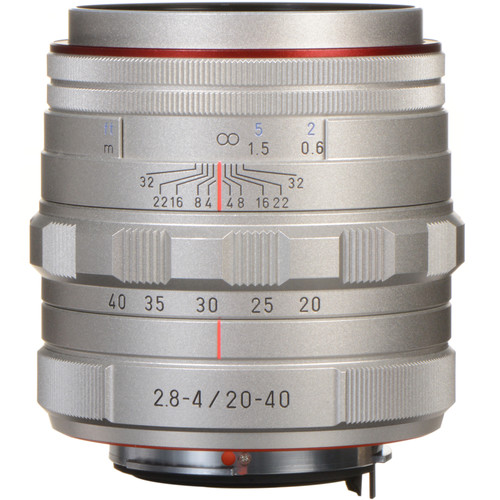 Pentax HD Pentax DA 20-40mm f/2.8-4 ED Limited DC WR Lens (Silver)