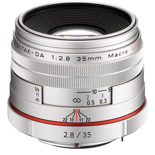 Pentax HD Pentax DA 35mm f/2.8 Macro Limited Lens (Silver)