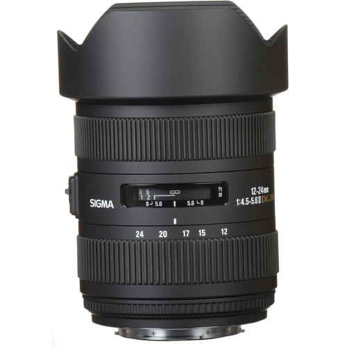 Sigma 12-24mm f/4.5-5.6 DG HSM II Lens (For Sony) 204205 Bu0026H