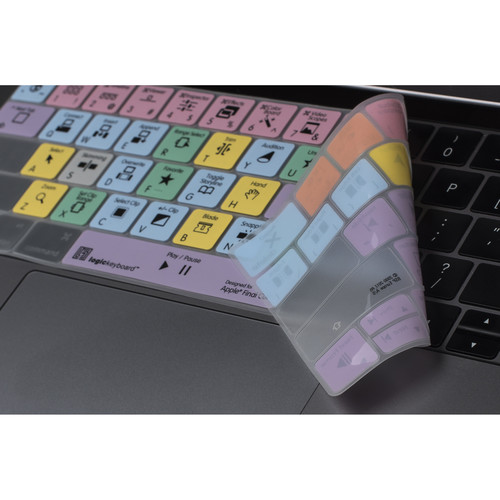 Logickeyboard Apple Final Cut Pro X Silicone Keyboard Cover for MacBook Pro  Touch Bar 2016