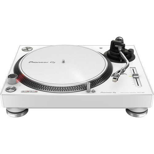 Pioneer DJ PLX-500-W High-Torque, Direct-Drive Turntable (White)