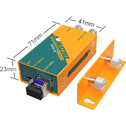 AVMATRIX 3G-SDI Fiber Optic Extender Transmitter & Receiver Set