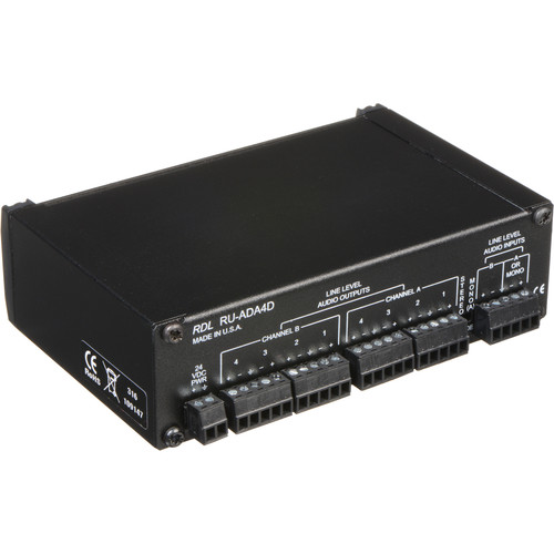 RDL RU-ADA4D Audio Distribution Amplifier