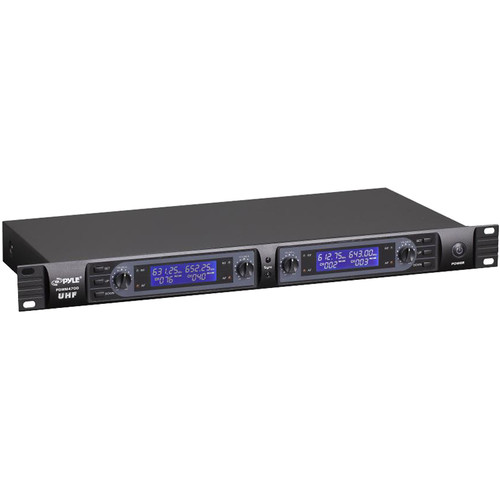 Pyle Pro PDWM4700 Professional Rack Mount 4 Channel UHF PDWM4700