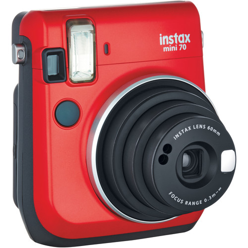 FUJIFILM INSTAX Mini 70 Instant Film Camera (Red) 16513918 B&H