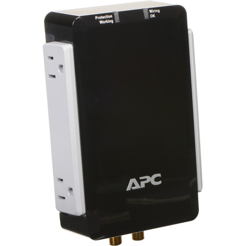 APC Audio/Video Surge Protector 4 Outlet with Coax Protection