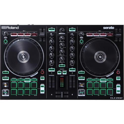 Roland DJ-202 2-Channel, 4-Deck DJ Controller for Serato DJ-202