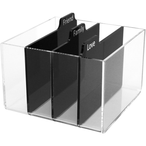 Polaroid Storage Box with Dividers for 2 x 3 Photos PL2X3PSS