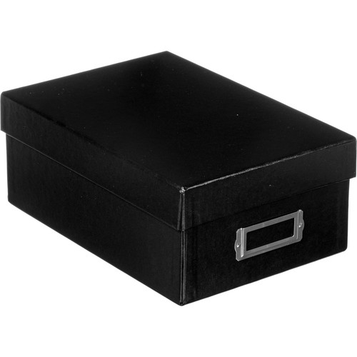 PH46BLK Black Photo Box • Print File Archival Storage