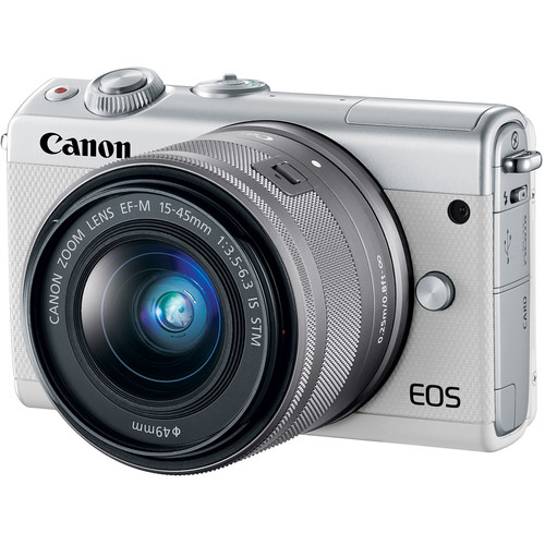 Canon EOS M100 Mirrorless Digital Camera with 15-45mm 2210C021