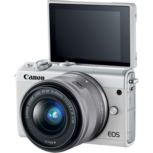 Canon Eos M100 Mirrorless Digital Camera With 15 45mm 2210c021