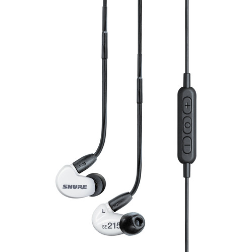 Shure SE215-BT1 Sound-Isolating Earphones SE215SPE-W-BT1 B&H