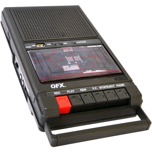 Qfx Classic Cassette Recorder Meets Today's Technology - Now with
