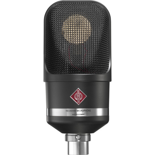 Neumann TLM 107 Studio Set BK Large-Diaphragm Multipattern Condenser  Microphone with Shockmount (Black)