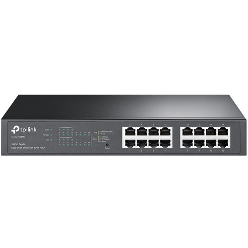 TP-Link TL-SG1016PE Switch gestionable Gigabit PoE+ de 16 puertos