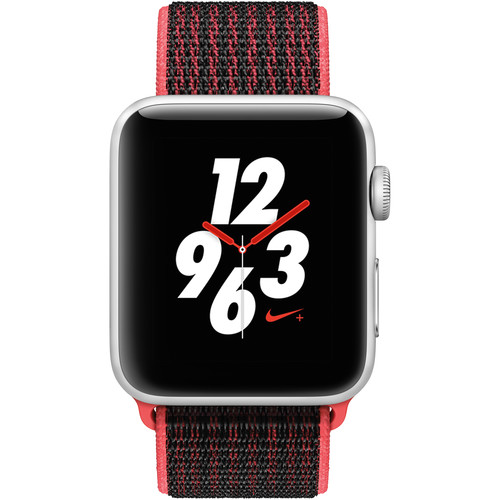 Apple Watch Nike+ Series 3 42mm Smartwatch MQLE2LL/A B&H Photo
