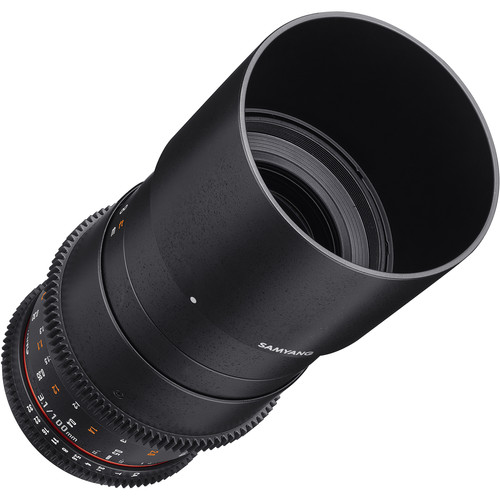 Samyang 100mm T3.1 VDSLRII Cine Lens for Sony E Mount with Macro