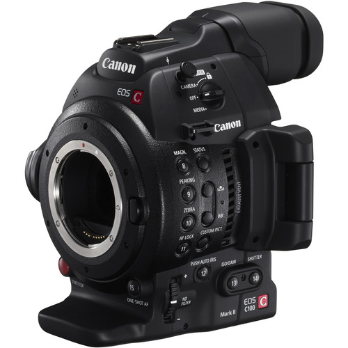 Canon EOS C100 Mark II with Dual Pixel CMOS AF & EF 2245C002 B&H
