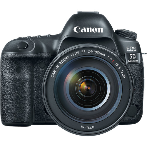 Canon EOS 5D Mark IV DSLR Camera with 24-105mm f/4L II 1483C010