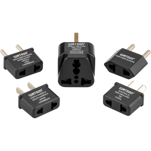 Watson International Power Adapter Plug Kit (5-Piece)