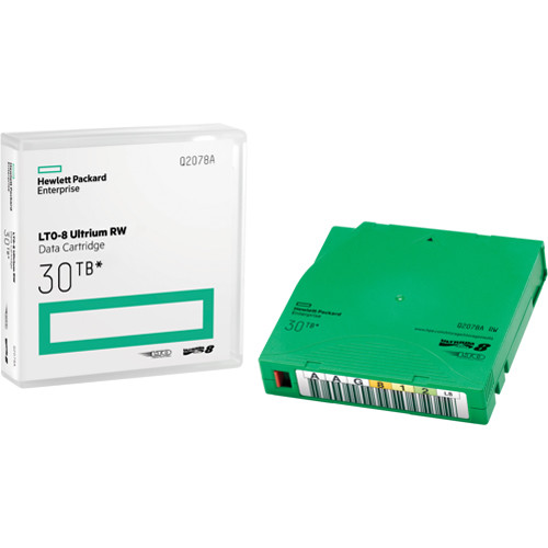 Hewlett Packard Enterprises 30TB LTO-8 Ultrium RW Data Cartridge