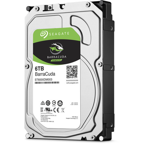 Seagate 6TB BarraCuda 5400 rpm SATA III 3.5