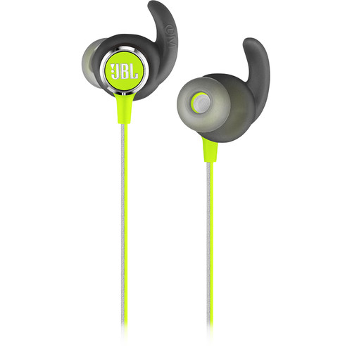 JBL Reflect Contour 2 Wireless Sport in-Ear Headphones with Three-Button  Remote and Microphone - Green : : Electronics
