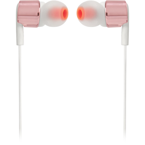 B&H Headphones In-Ear Photo JBL T210 JBLT210RGDAM (Rose Gold)